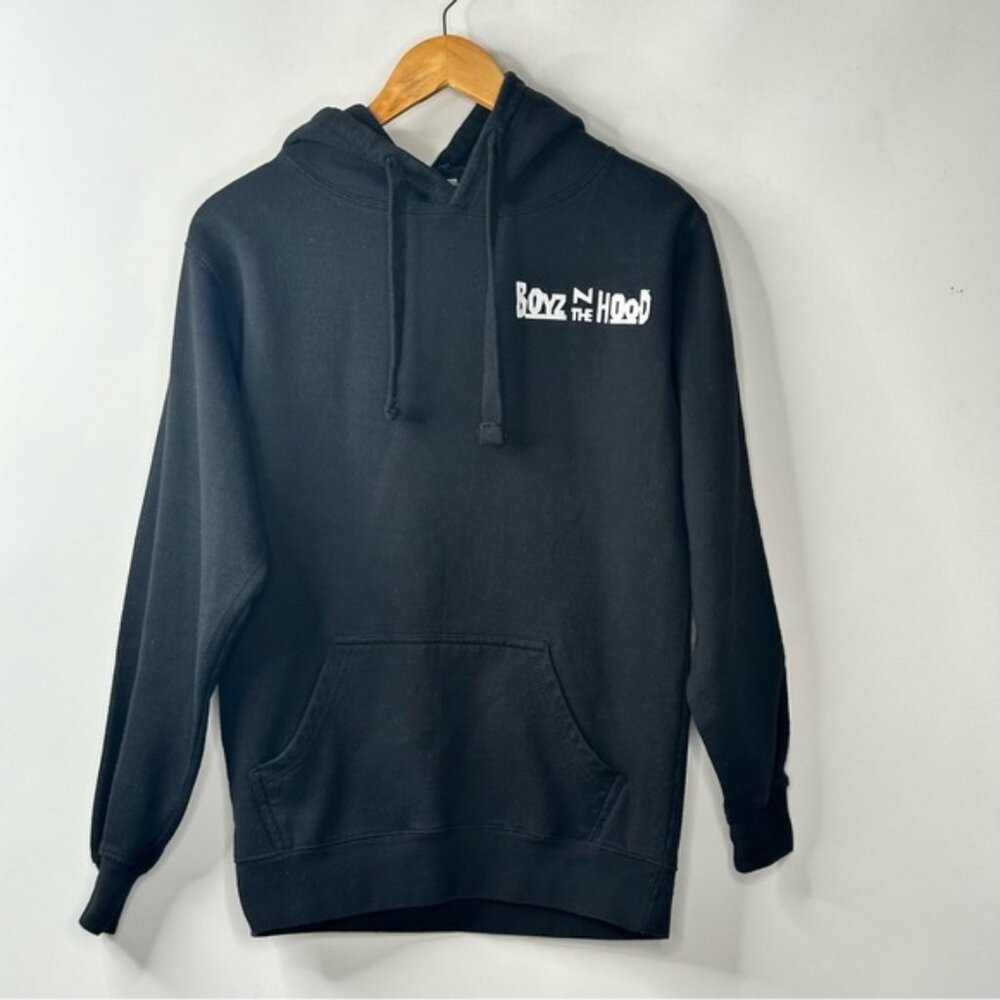 Boyz N The Hood Black Pullover Sweatshirt Hoodie Kangaroo